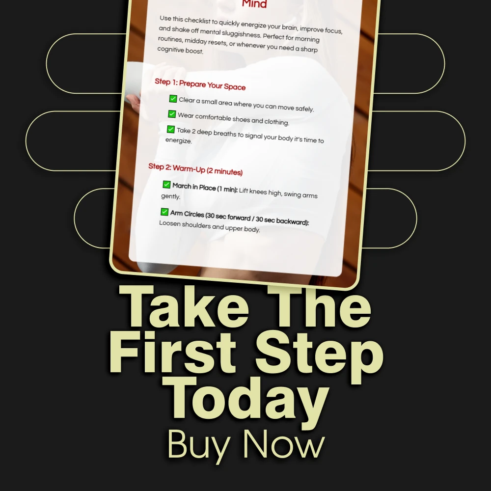 Cardio Bursts to Wake Up Your Mind | Digital Checklist | Brain-Boosting Cardio Exercises for Focus & Energy - Image 7