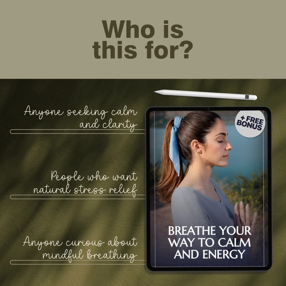 Breathe Your Way to Calm and Energy | Yoga Breathing Exercises Guide for Relaxation, Focus & Vitality | Digital Download eBook for Stress Relief, Mindfulness, and Daily Wellness Routine - Image 5