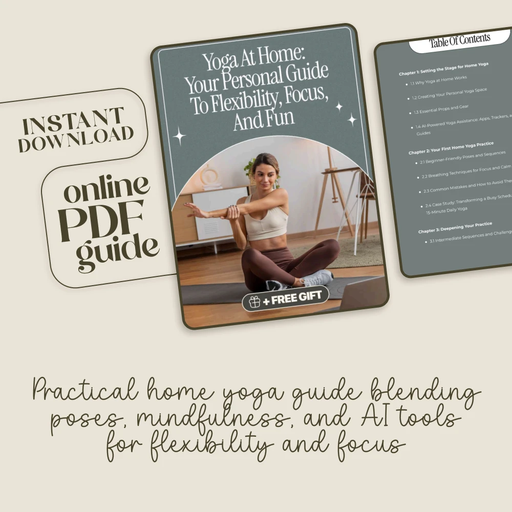 Yoga at Home: Your Personal Guide to Flexibility, Focus, and Fun | Digital Download Guide for Beginners and Intermediate Yogis - Image 3