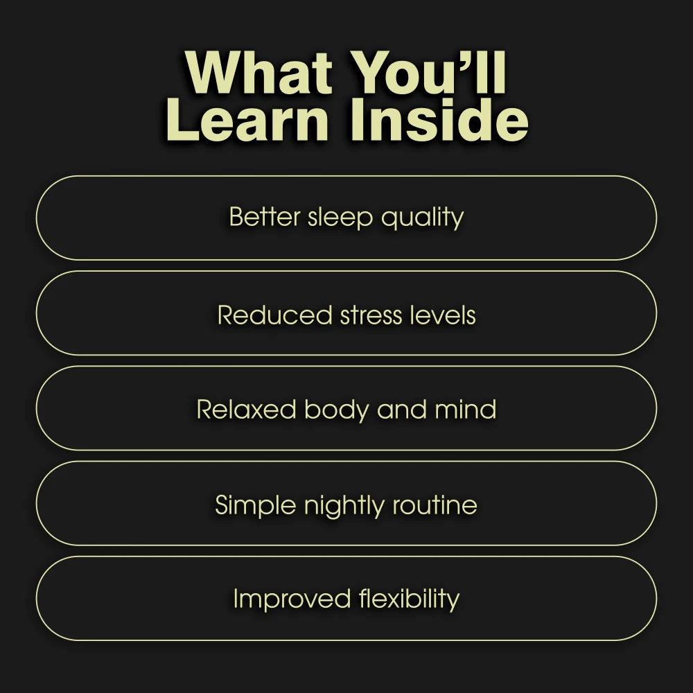 Yoga Before Bed: Your Sleep-Boosting Checklist | Digital Download | Relaxing Bedtime Routine | Yoga Before Bed for Better Sleep | Printable Night Routine Guide - Image 4