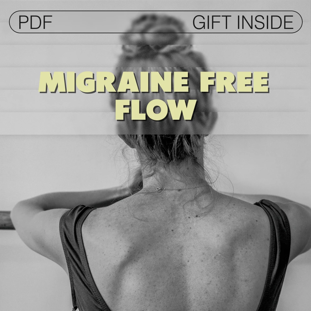 Migraine-Free Flow: Your Yoga Checklist | Digital Download for Natural Headache Relief | Yoga for Migraines and Headaches Wellness Guide