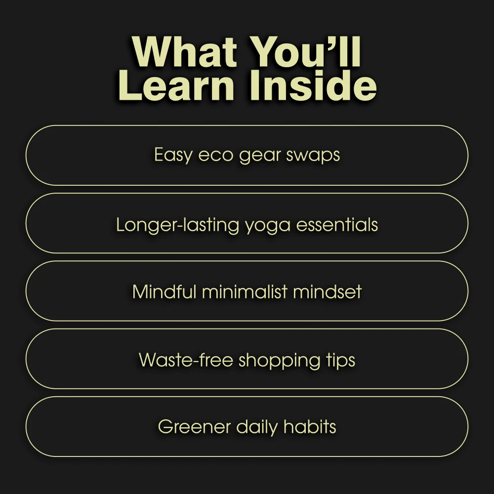 The Eco-Friendly Yoga Gear Checklist | Sustainable Yoga Essentials Guide | Digital Download for Conscious Yogis & Green Living Enthusiasts - Image 4