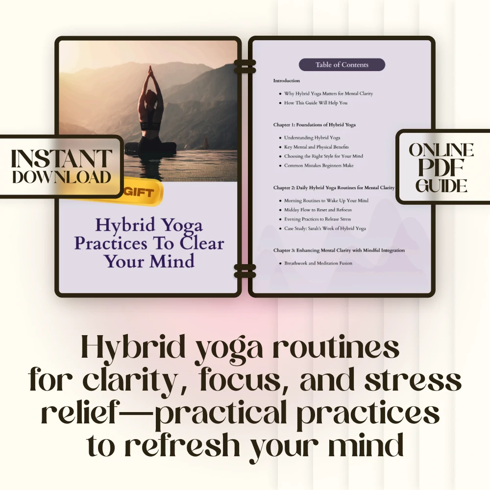 Hybrid Yoga Practices to Clear Your Mind | Digital Guide with Hybrid Yoga Routines for Mental Clarity - Image 3