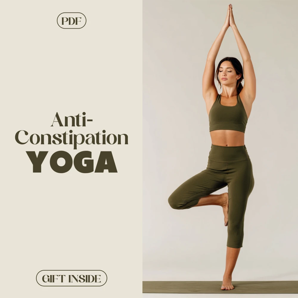 The Anti-Constipation Yoga Checklist | Natural Relief Yoga Exercises for Digestion & Gut Health | Digital Download