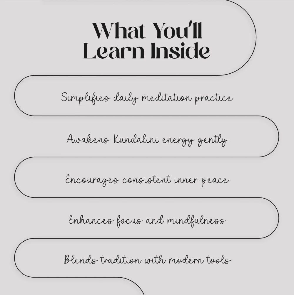 The Checklist for Sahaja Yoga Meditation | Digital Download Guide for Beginners | Printable Meditation Routine, Mindfulness Checklist, Kundalini Awakening Practice, Daily Inner Peace Planner - Image 4