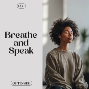 Breathe & Speak: Yoga and Breathwork Secrets for Confident, Powerful Speakers | Digital Guide for Public Speaking, Voice Training & Anxiety Relief