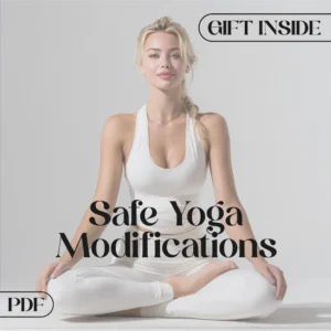A Beginner’s Guide to Safe Yoga Modifications | Digital Download eBook for Beginners, Gentle Yoga, and Accessible Practice