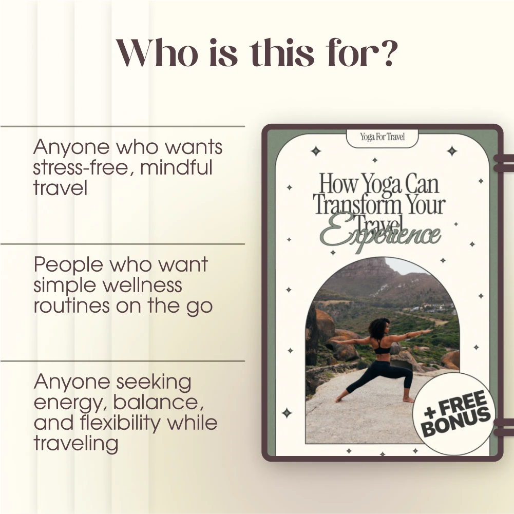 How Yoga Can Transform Your Travel Experience | Digital Download Guide for Travelers, Yoga eBook, Travel Wellness Checklist - Image 5