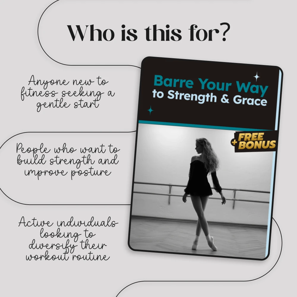Barre Your Way to Strength & Grace | Ballet Barre Fitness eBook Guide | At-Home Workout Plan for Posture & Toning - Image 5