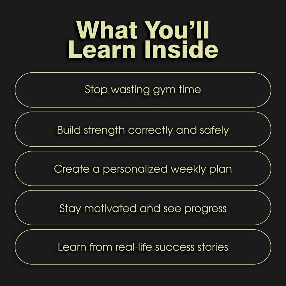 Fitness Gym Routine Guide Digital Download | Ultimate Workout Plan for Strength & Consistency | Beginner to Advanced Gym Training Program - Image 4