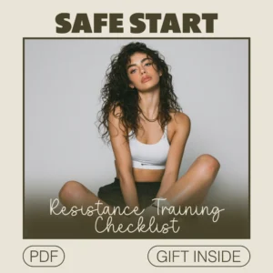 Your Safe Start Resistance Training Checklist | Beginner Fitness Guide | Printable Workout Planner | Digital Download | Strength Training for Beginners | Home Gym Fitness Checklist | Instant PDF Download