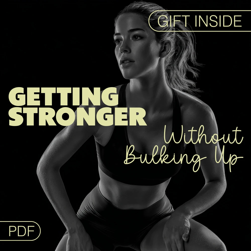 How to Get Stronger Without Bulking Up | Lean Strength Guide for Women & Men | Fitness eBook | Tips for Getting Stronger Without Bulking Up Too Much | Digital Download Strength Training Plan