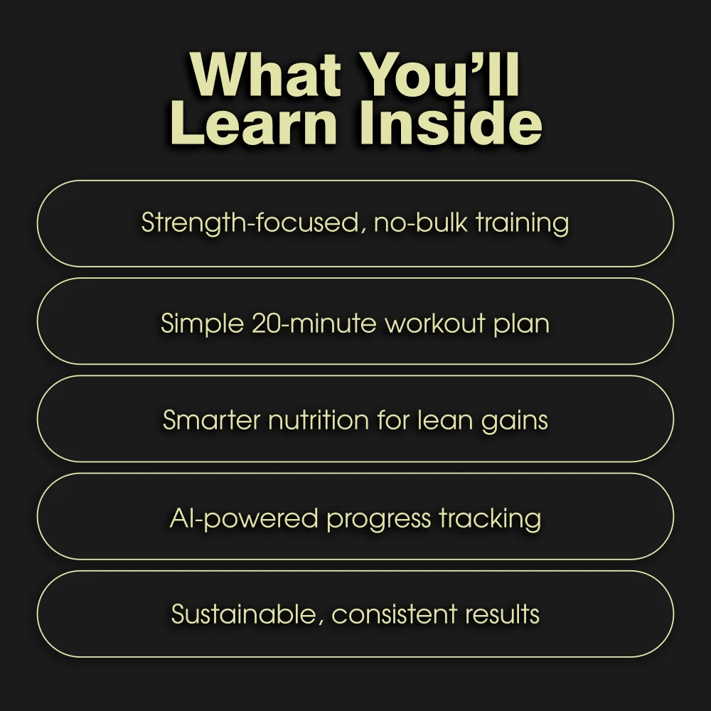 How to Get Stronger Without Bulking Up | Lean Strength Guide for Women & Men | Fitness eBook | Tips for Getting Stronger Without Bulking Up Too Much | Digital Download Strength Training Plan - Image 4
