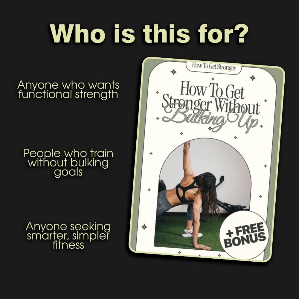How to Get Stronger Without Bulking Up | Lean Strength Guide for Women & Men | Fitness eBook | Tips for Getting Stronger Without Bulking Up Too Much | Digital Download Strength Training Plan - Image 5