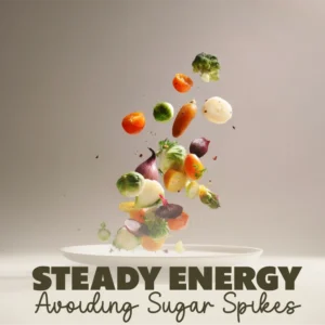 Steady Energy: Avoiding Sugar Spikes and Staying Focused – eBook for Steady Energy, Focus, and Balanced Blood Sugar