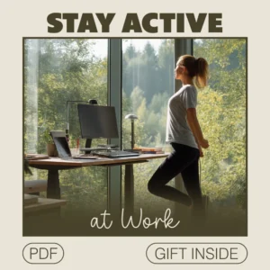 Stay Active at Work: The Fun & Easy Checklist | Digital Download | Guide to Stay Active at Work