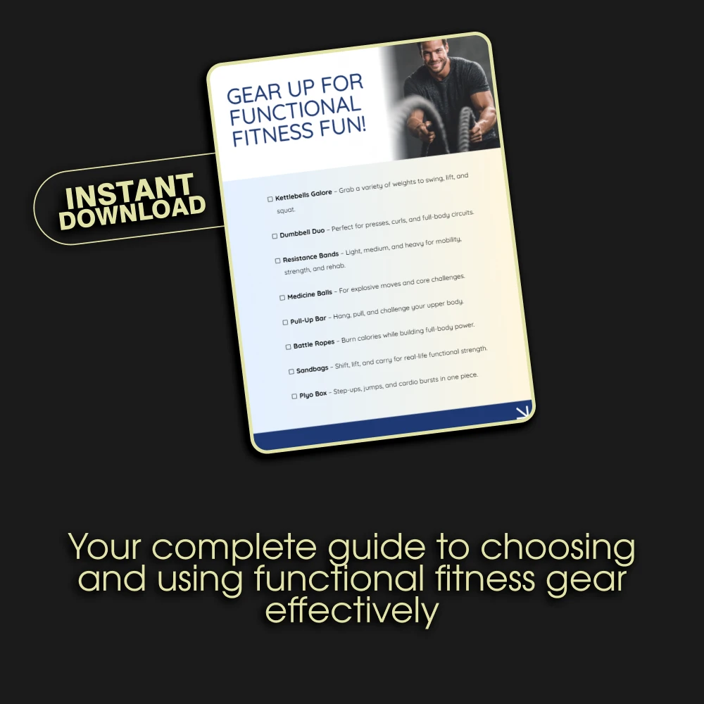 Gear Up for Functional Fitness Fun! | Your Ultimate Functional Fitness Training Equipment Checklist Digital Download - Image 3