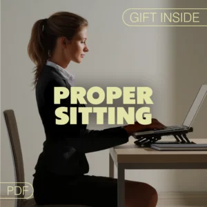 How Proper Sitting Boosts Clarity and Productivity | Digital Guide for Focus & Posture | Ergonomic Desk Setup for Brainpower