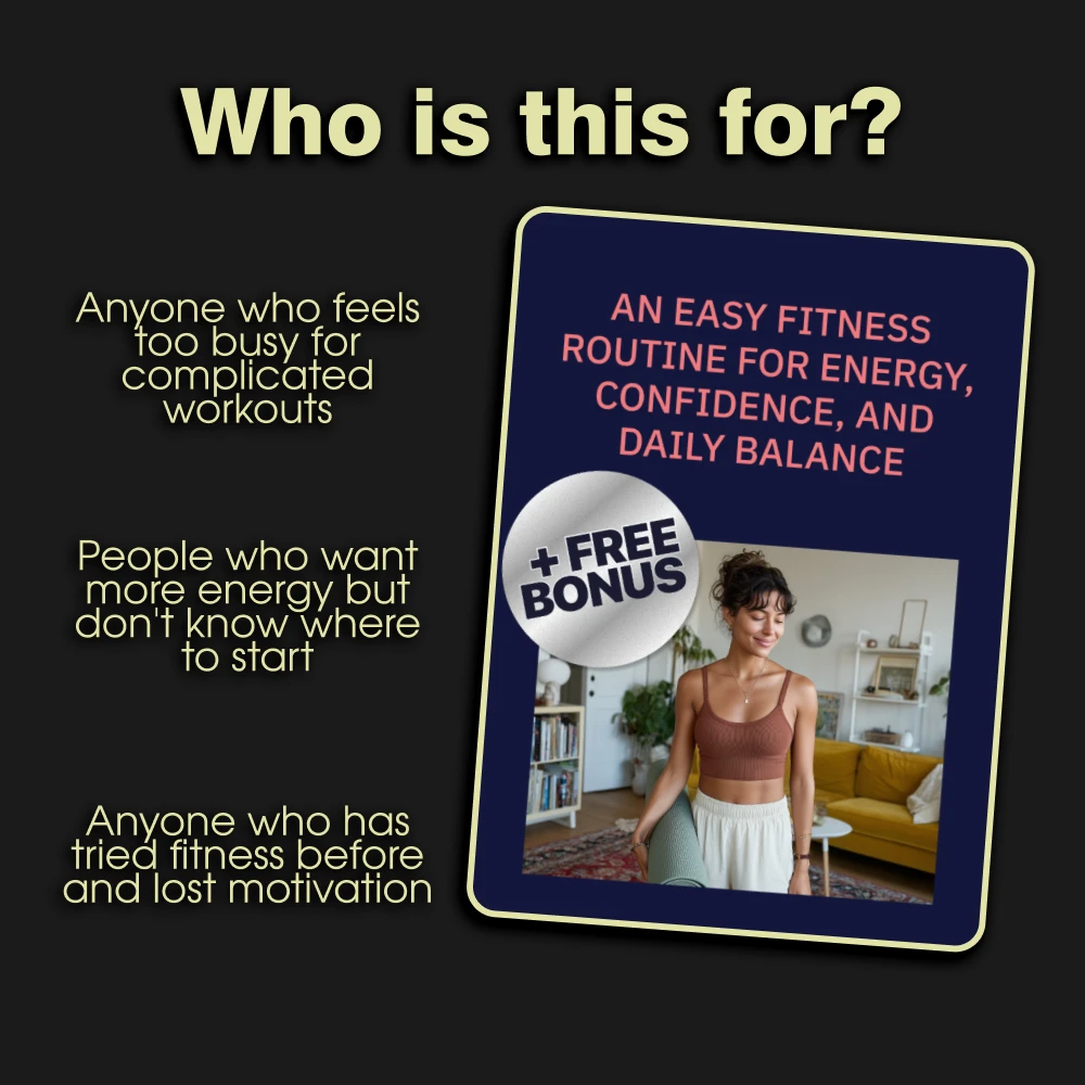 An Easy Fitness Routine for Energy, Confidence, and Daily Balance | Simple Home Workout Guide eBook Download - Image 5