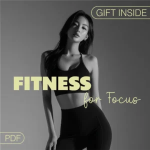 Fitness for Focus Checklist | Printable Digital Download for Productivity, Mental Clarity & Energy | Wellness & Self-Care Routine Planner | Focus Boosting Exercise Guide