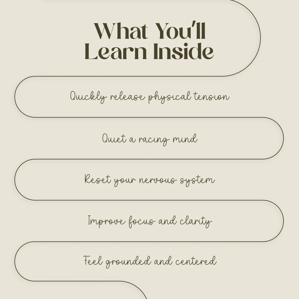 Mindful Movement Checklist for Stress Relief and Clarity | Printable Mindfulness Guide | Instant Download for Mindful Movement for Stress Reduction and Clarity | Self-Care Routine for Calm & Focus - Image 4