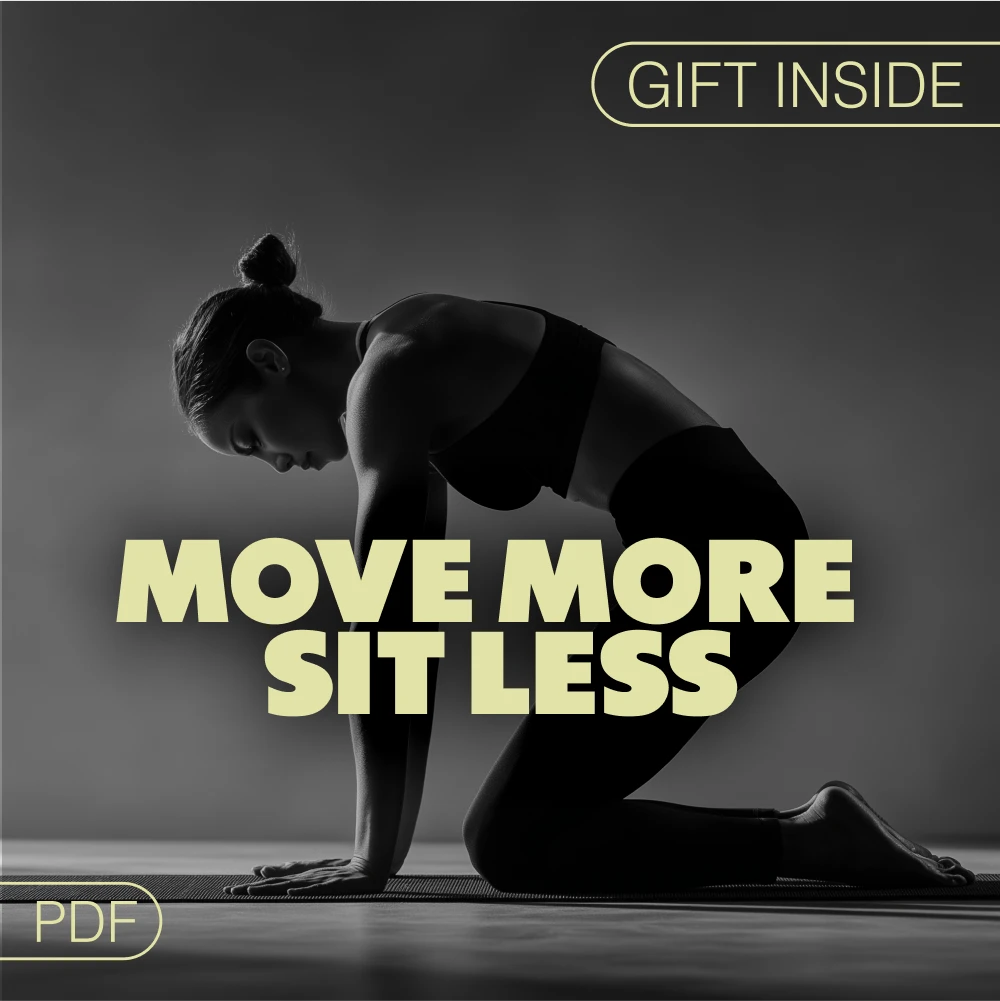 Move More, Sit Less: Simple Exercises to Stay Active All Day | Digital Download eBook, Fitness Guide, Wellness Checklist for Desk Workers & Home Routines