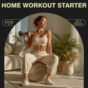Home Workout Starter Checklist for Beginners | Home Workout Tips for Beginners Printable Fitness PDF