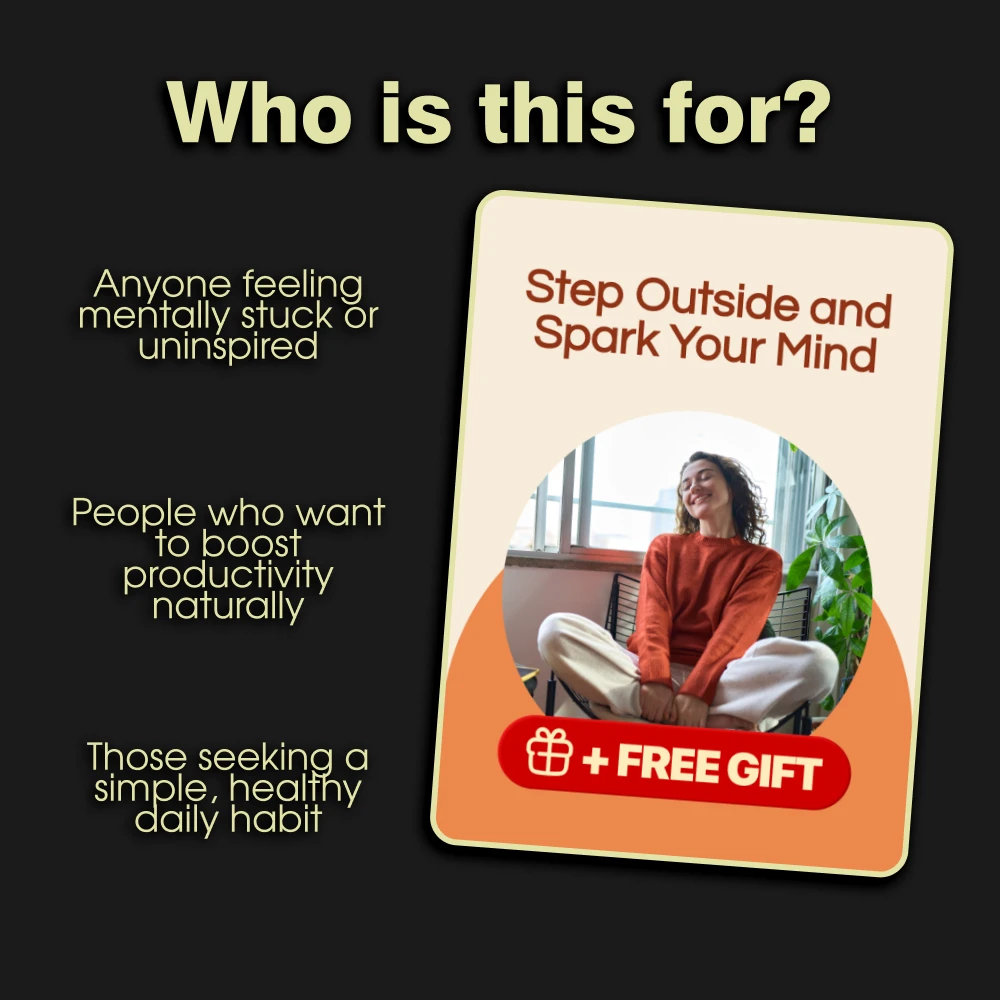 Step Outside and Spark Your Mind: A Digital Guide to Walking Outdoors to Reset Focus and Creativity, Mindfulness Walk eBook - Image 5