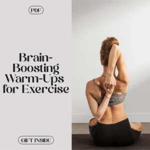 Brain-Boosting Warm-Ups for Exercise Checklist | Digital Download | Fitness Mindset Guide, Printable eBook & Wellness Routine PDF