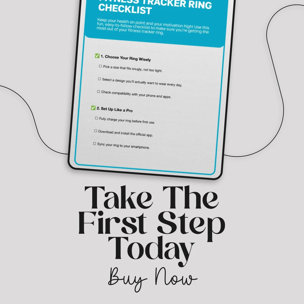 Ring in Your Fitness: The Ultimate Fitness Tracker Ring Checklist | Digital Download PDF Guide for Fitness Tracker Ring Setup, Tracking, and Motivation - Image 7
