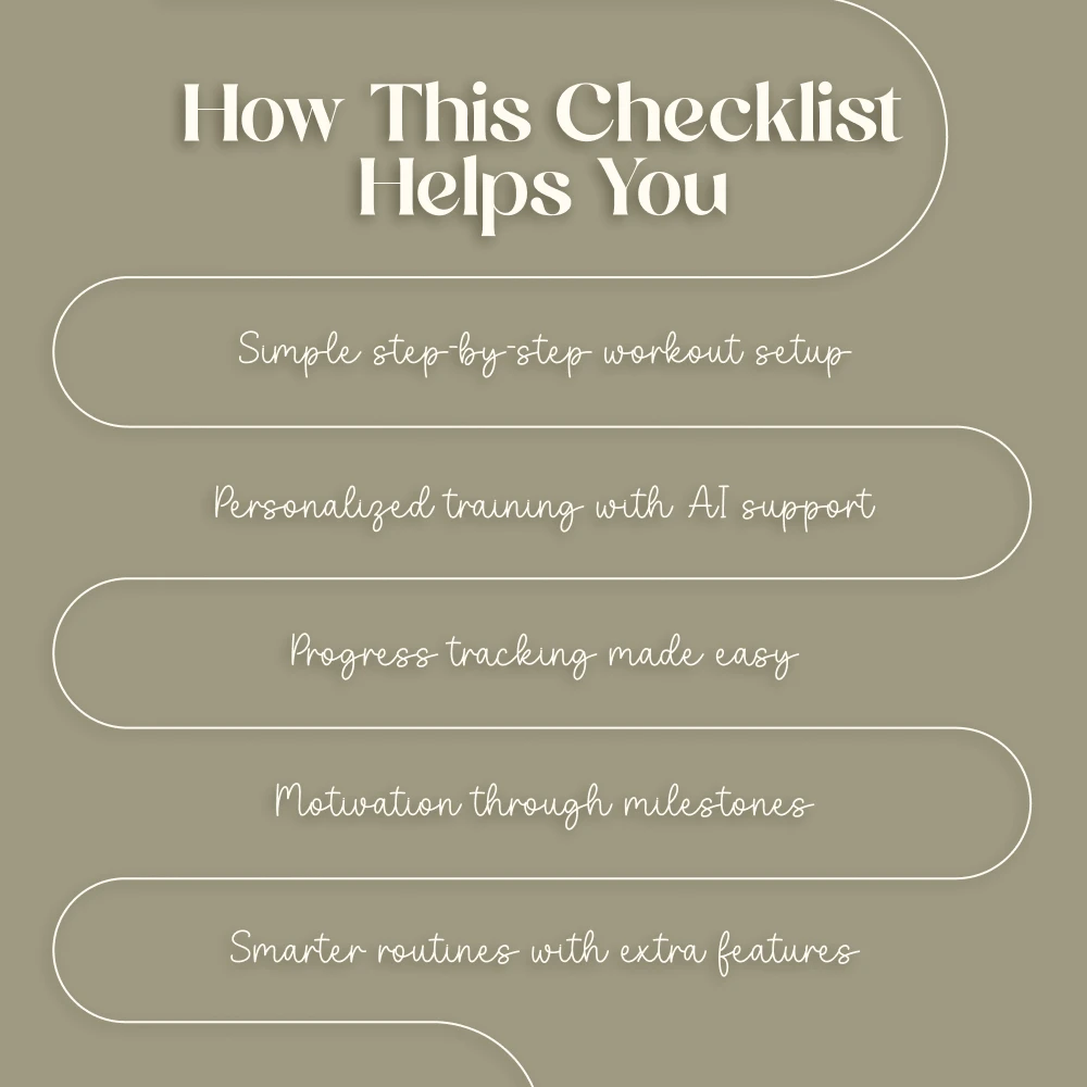 Your AI Fitness App Power-Up Checklist: Workouts That Work Themselves! | AI-Powered Fitness Apps That Create Workouts For You | Digital Download Fitness Checklist - Image 4