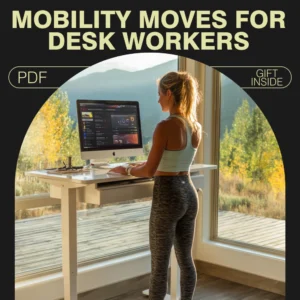 Quick Mobility Moves for Desk Workers | Digital Checklist | Instant Download | Mobility Routines for Desk Workers