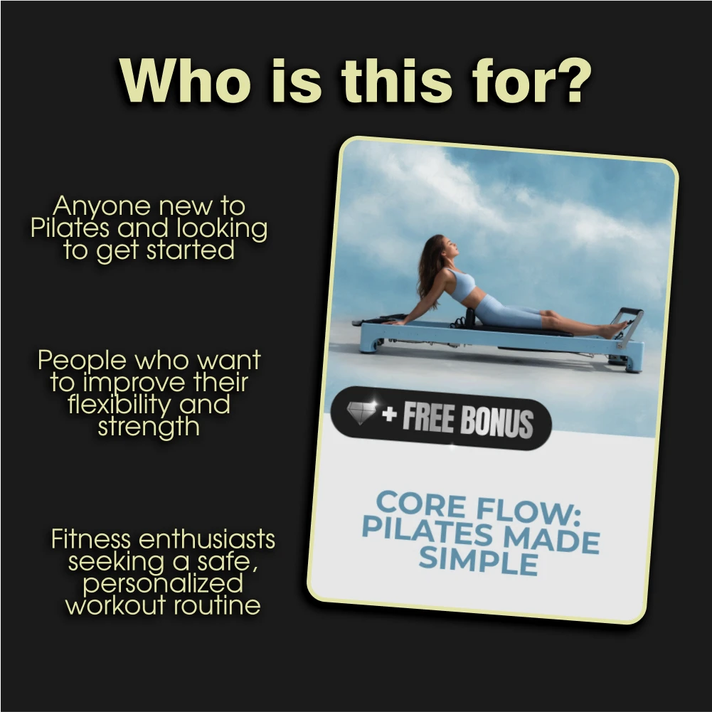 Core Flow: Pilates Made Simple - Your Ultimate Digital Guide for Beginners and Experts - Image 5