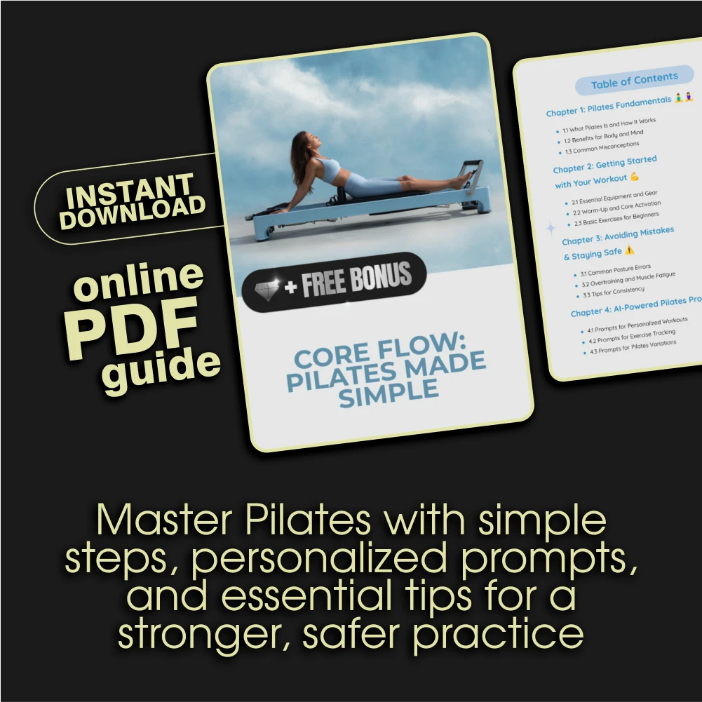 Core Flow: Pilates Made Simple - Your Ultimate Digital Guide for Beginners and Experts - Image 3