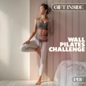 Wall Pilates Challenge: Your Fun & Fit Checklist | Digital Download Pilates Workout Guide, Home Fitness, Core Strength & Flexibility