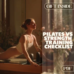 Pilates vs Strength Training Checklist | Digital Fitness Guide for Goals, Routines & Balanced Workouts