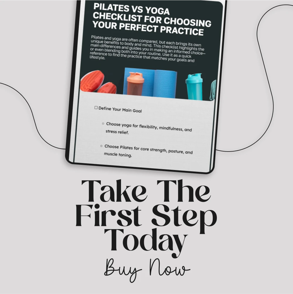 Pilates vs Yoga Checklist for Choosing Your Perfect Practice | Digital Download | Printable Wellness Guide | Fitness Comparison Chart | Mindfulness & Core Strength Planner - Image 7