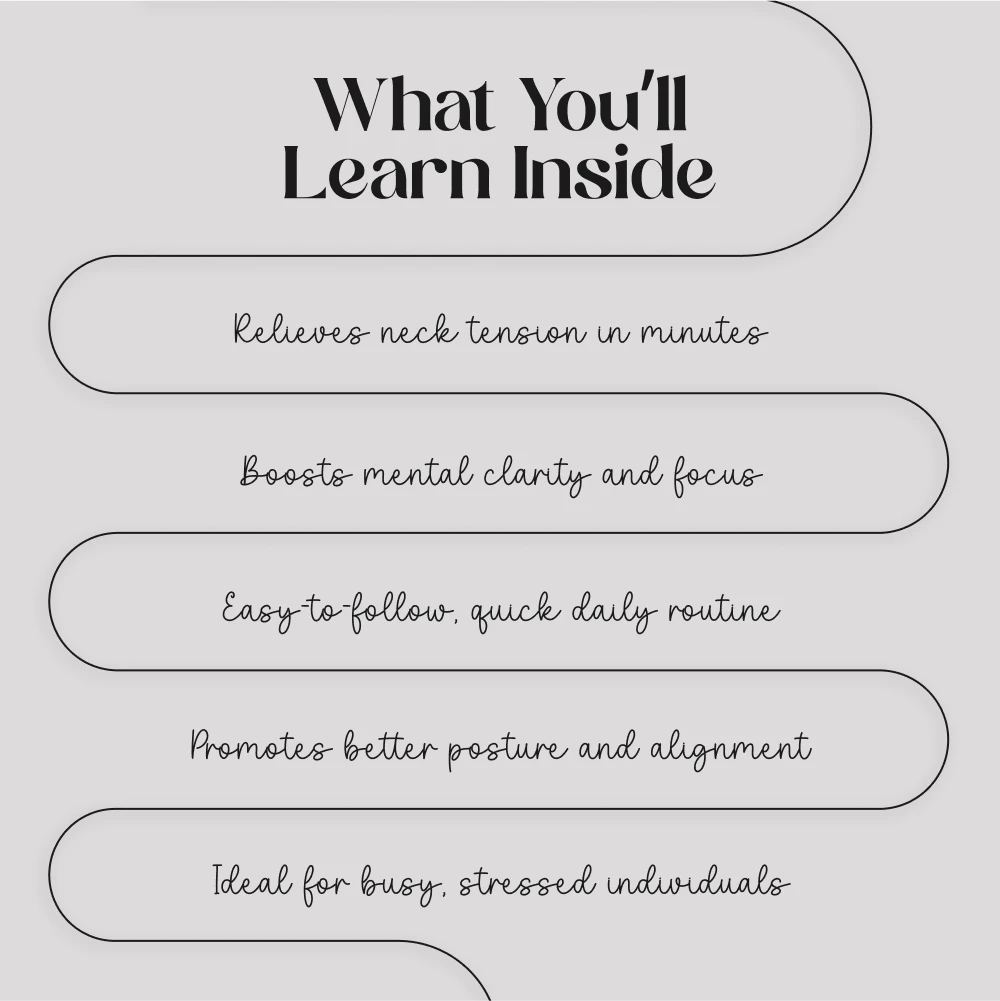 Neck Stretches for Mental Clarity Checklist – Digital Download for Relaxation and Focus - Image 4