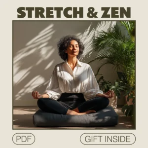 Stretch & Zen: Yoga-Inspired Office Moves Checklist | Digital Download for Desk Stretches & Stress Relief