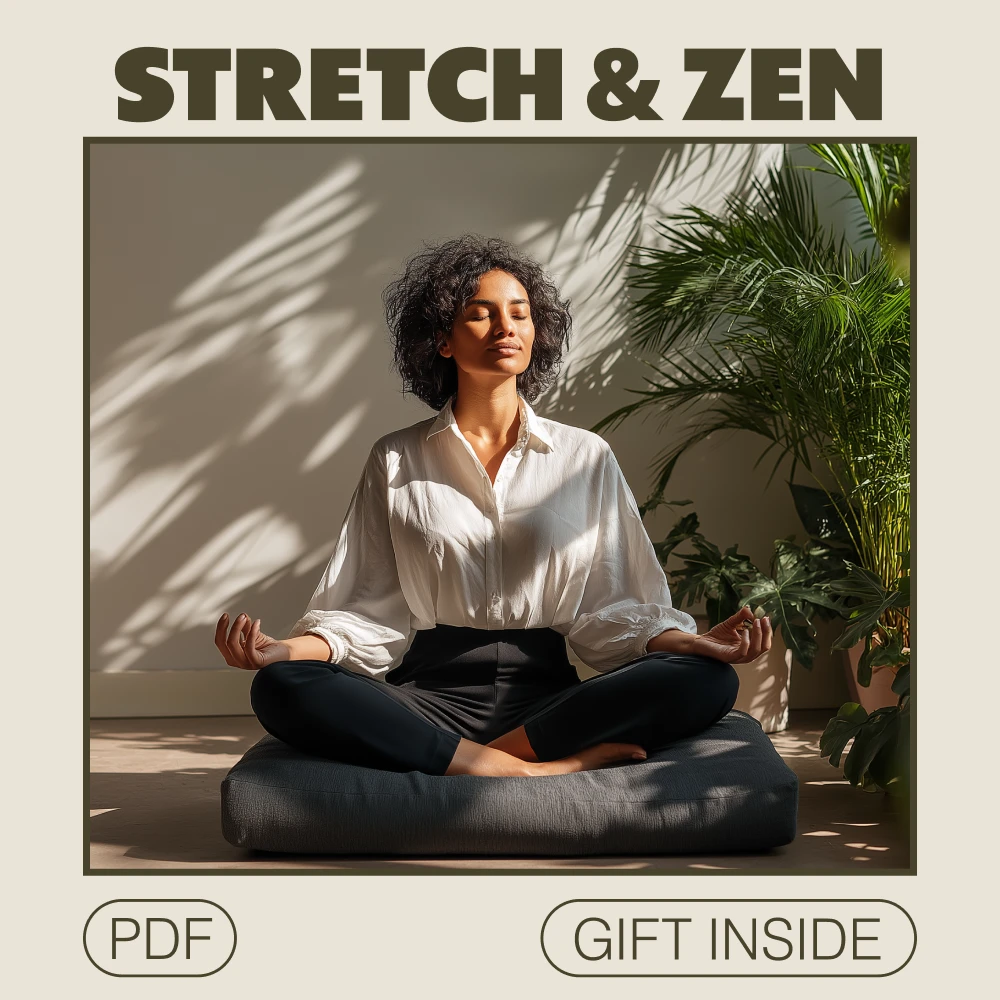 Stretch & Zen: Yoga-Inspired Office Moves Checklist | Digital Download for Desk Stretches & Stress Relief